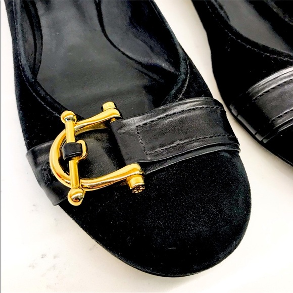 Tory Burch “Noel” Suede Ballet Flats - Picture 4 of 12